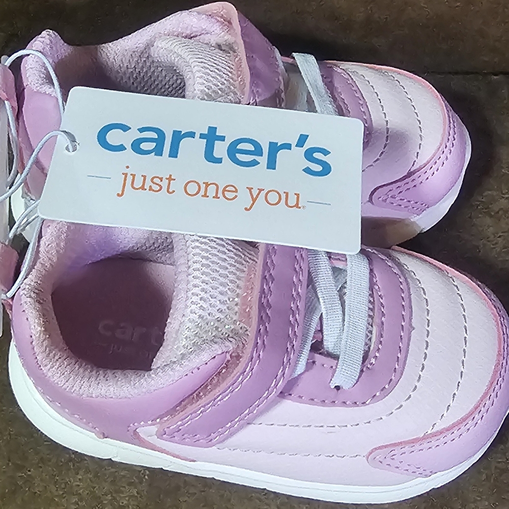 Carter's Light Pink Kids Sneakers